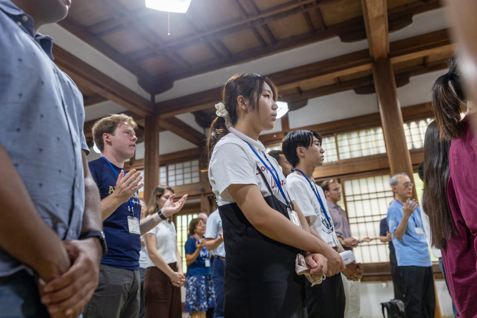 Participants in the Pilgrimage of Peace to Japan attend a Mass on Aug. 7, 2025 in the chapel of the former Jesuit novitiate in Nagatsuka, a suburb of Hiroshima. (Catholic Standard photo by Mihoko Owada)