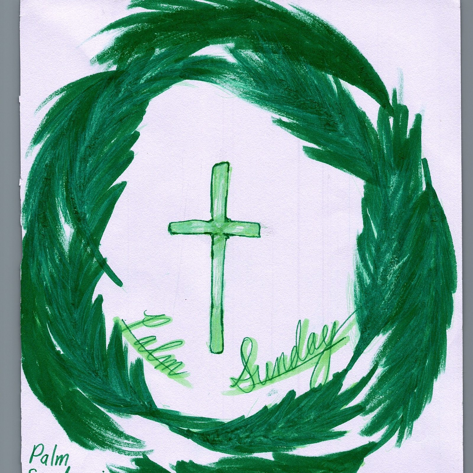 Drawing by Abigail Xavier, seventh grade, St. Augustine Catholic School, Washington, D.C.