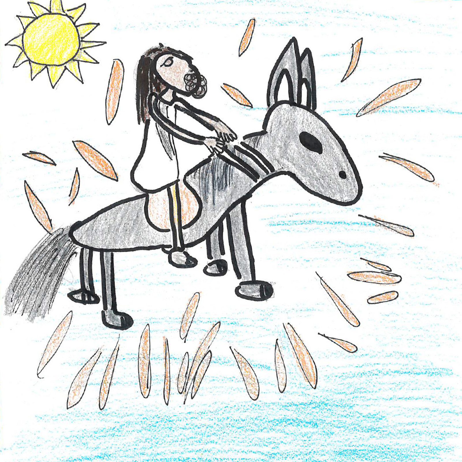 Artwork by Annabel Kortokrax, fourth grade, Our Lady Star of the Sea School, Solomons