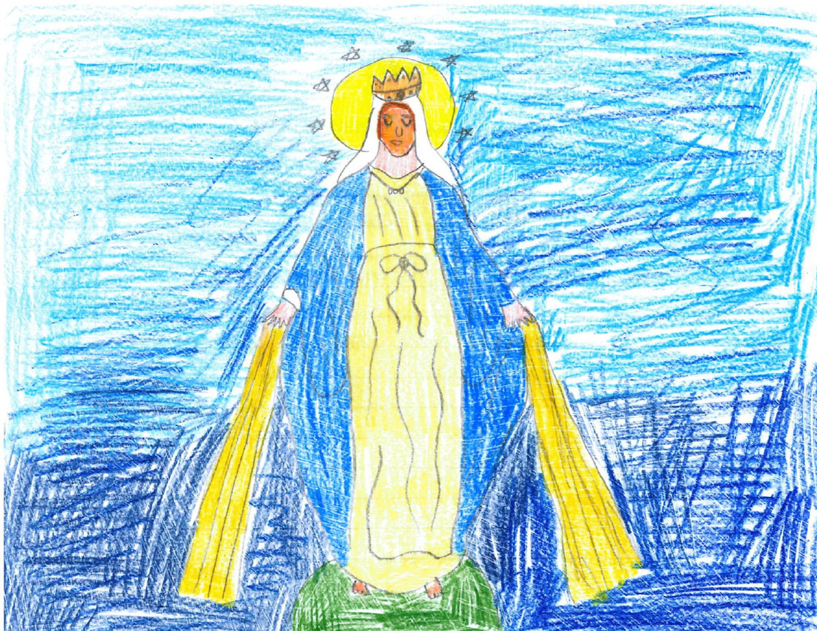 Artwork by Sofia Faucher, fifth grade, Blessed Sacrament School, Washington, D.C.