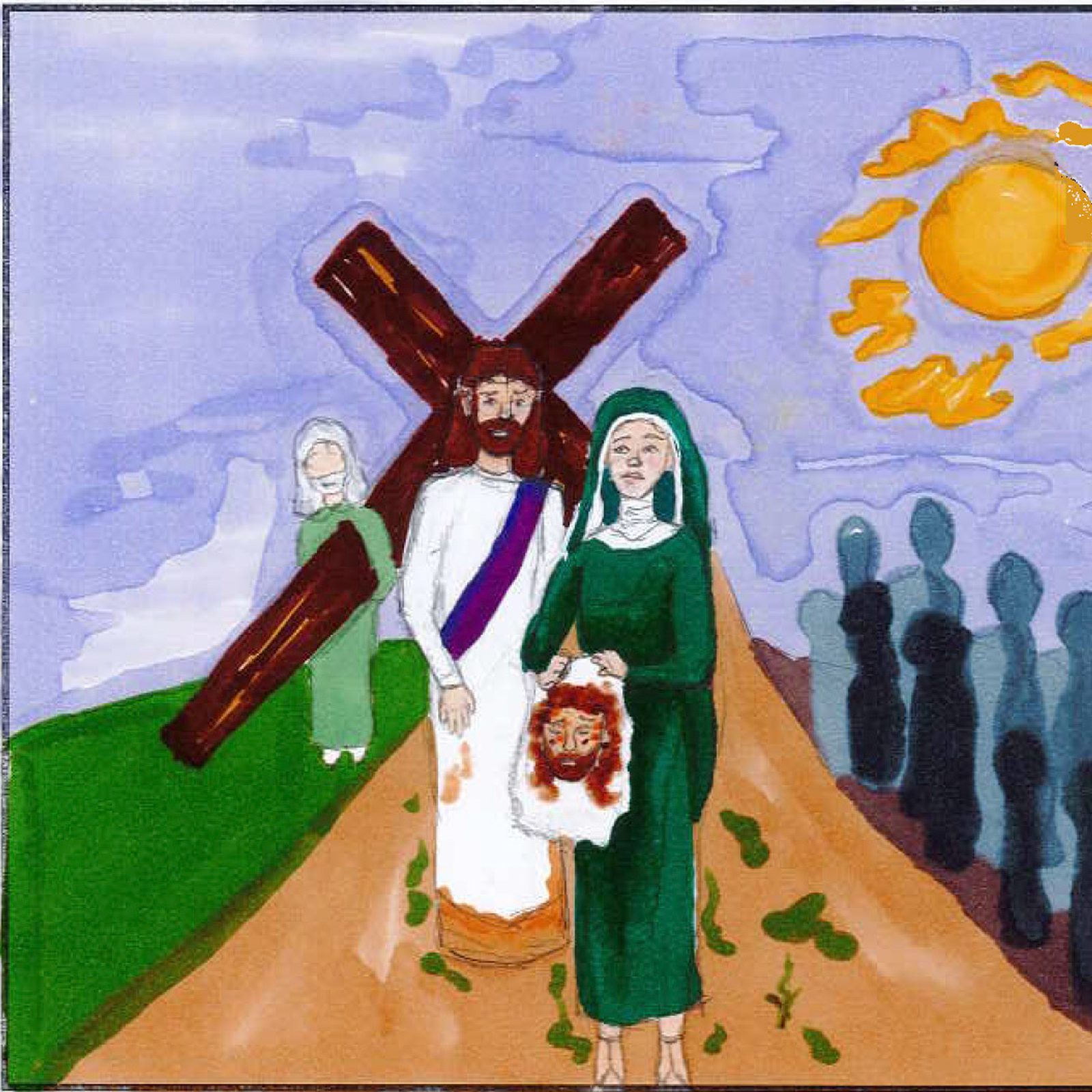 Artwork by Ashley Ruddy, seventh grade, St. Elizabeth School, Rockville, Maryland