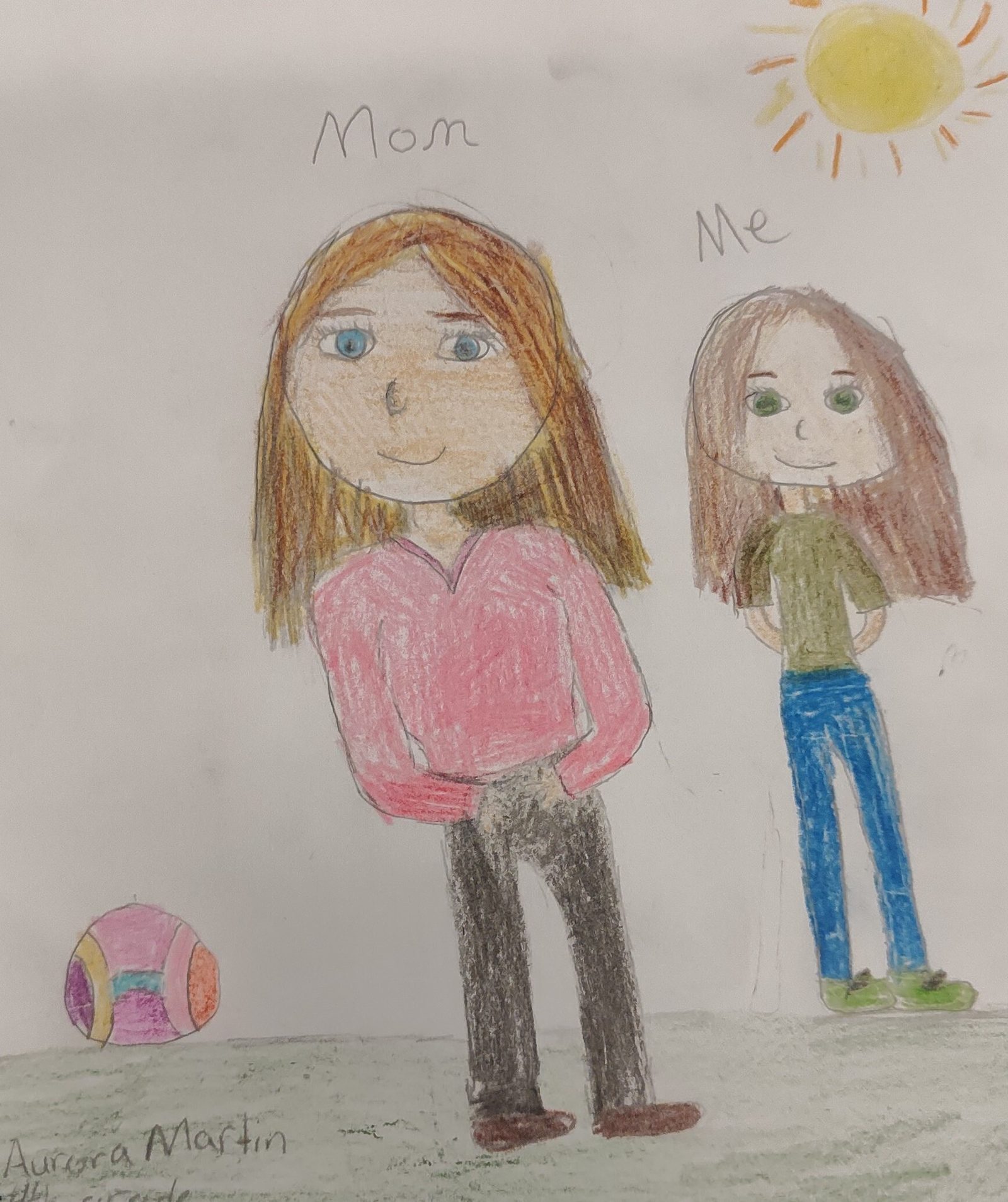 Artwork by Aurora Martin, fourth grade, St. Mary’s School, Bryantown