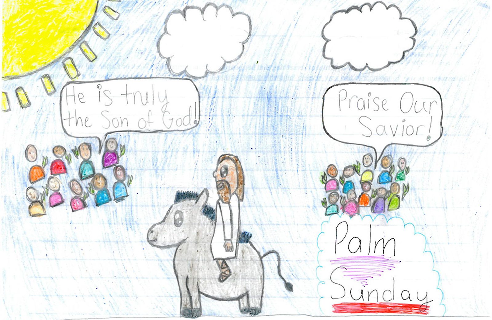 Artwork by Eldana Tilahun, fifth grade, Blessed Sacrament School, Washington, D.C.