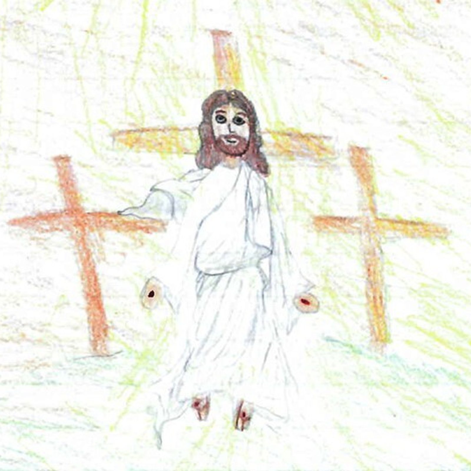 Artwork by Liyu Berhanemeskel, fifth grade, Blessed Sacrament School, Washington, D.C.