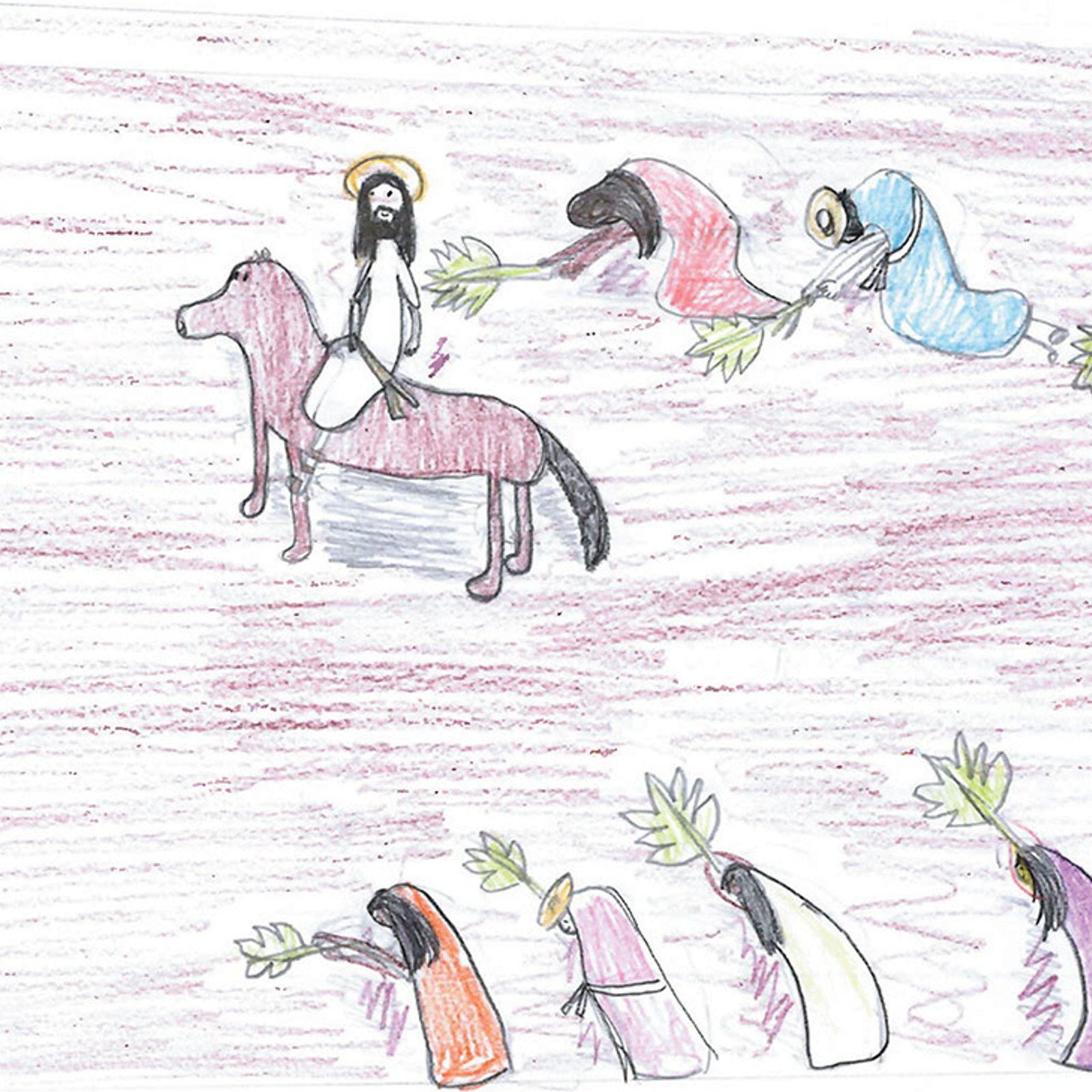 Artwork by Nafkot Elias, fifth grade, Blessed Sacrament School, Washington, D.C.