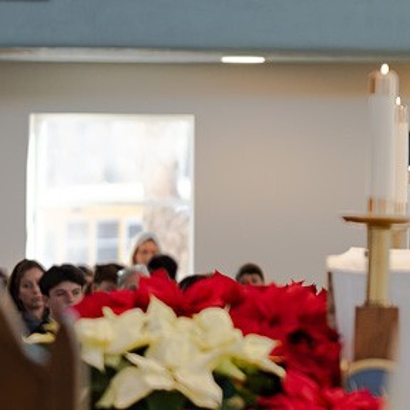 Washington Auxiliary Bishop Evelio Menjivar gives the homily during a Catholic Schools Week Mass for St. Mary’s County Catholic schools on Jan. 22, 2026 at Immaculate Heart of Mary Church in Lexington Park, Maryland. (Catholic Standard photo by Nicole Olea)