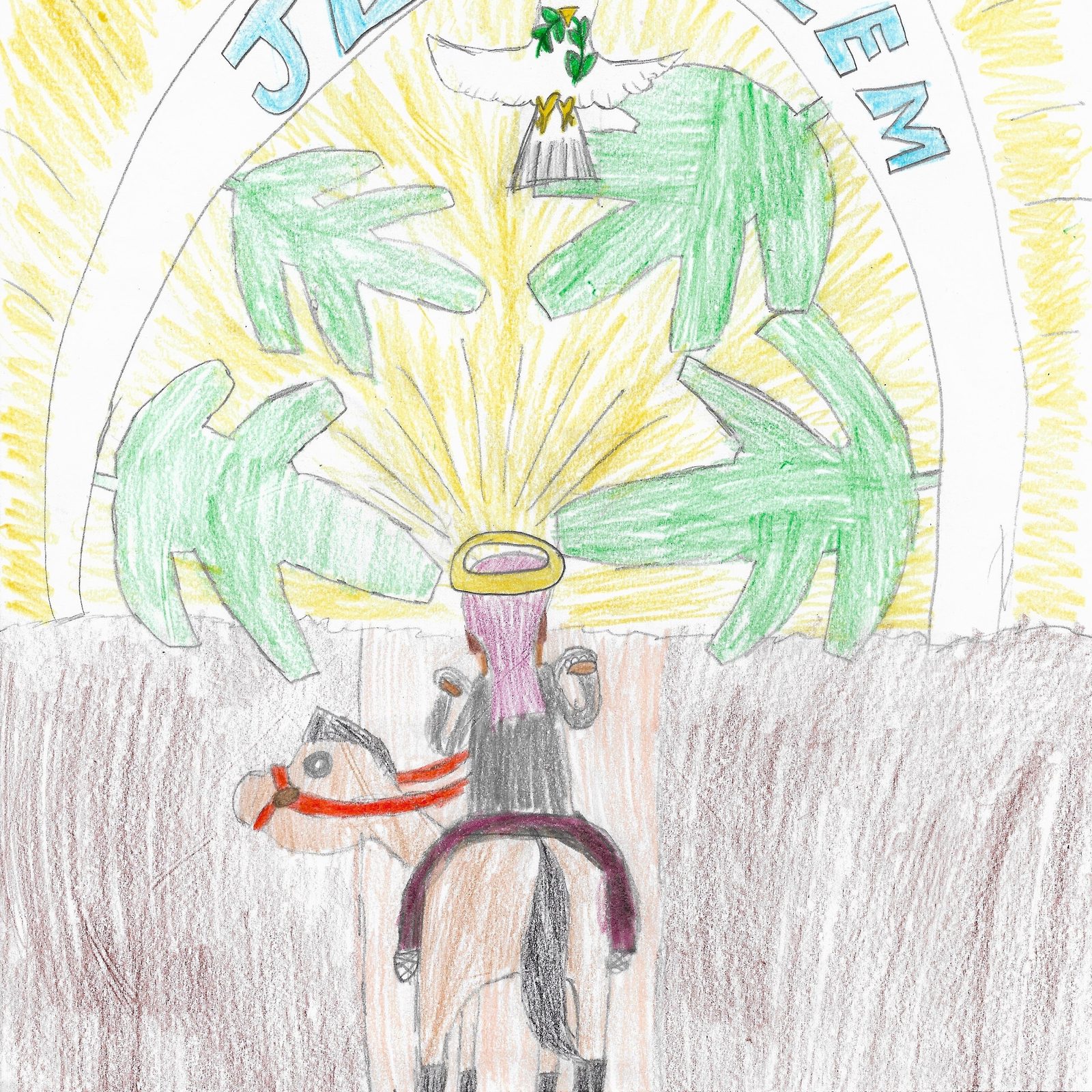 Artwork by Daniel Delaney, sixth grade, St. Bartholomew Catholic School, Bethesda