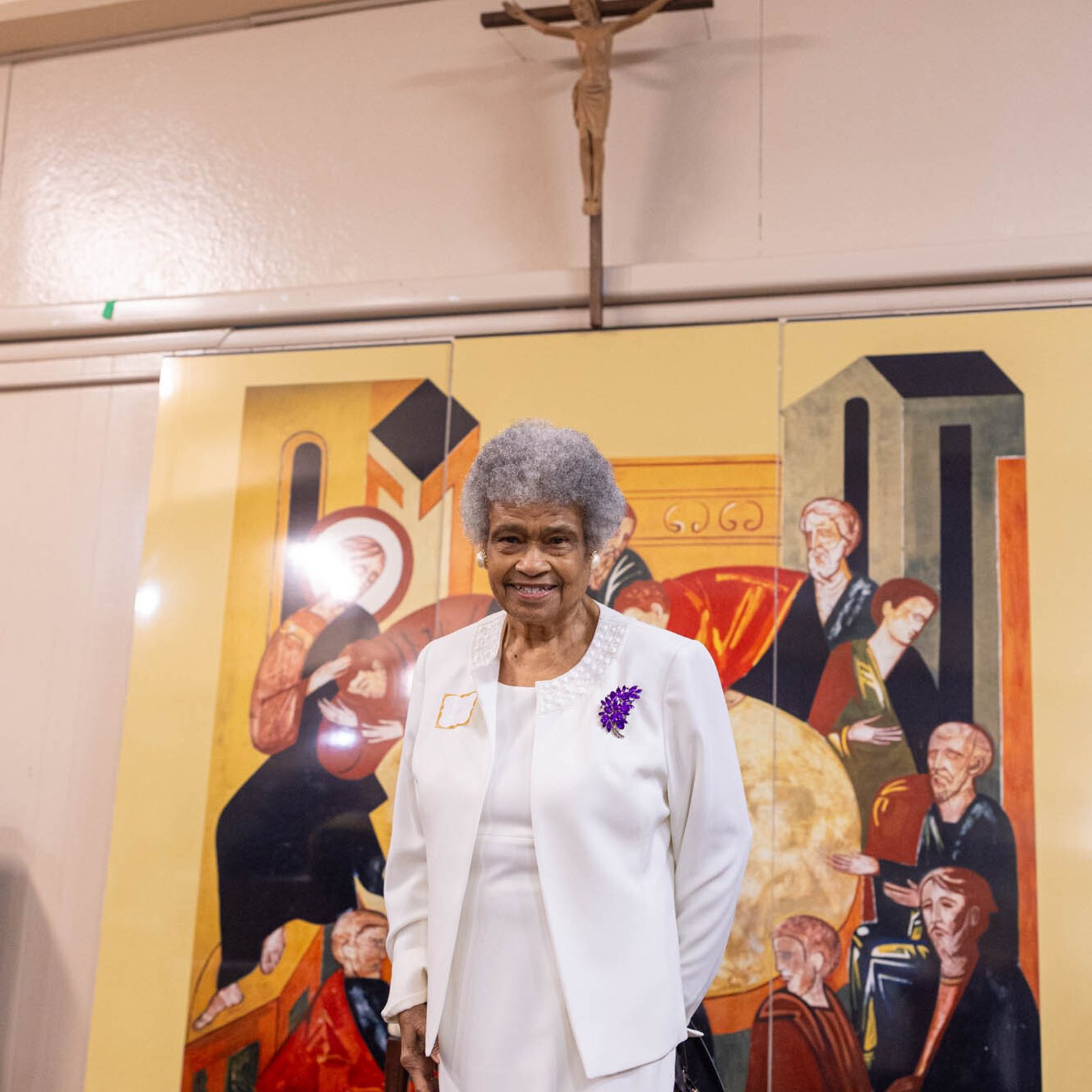 Doris Crosson has been a member of Nativity Parish in Washington for more than four decades. (Catholic Standard photo by Mihoko Owada)