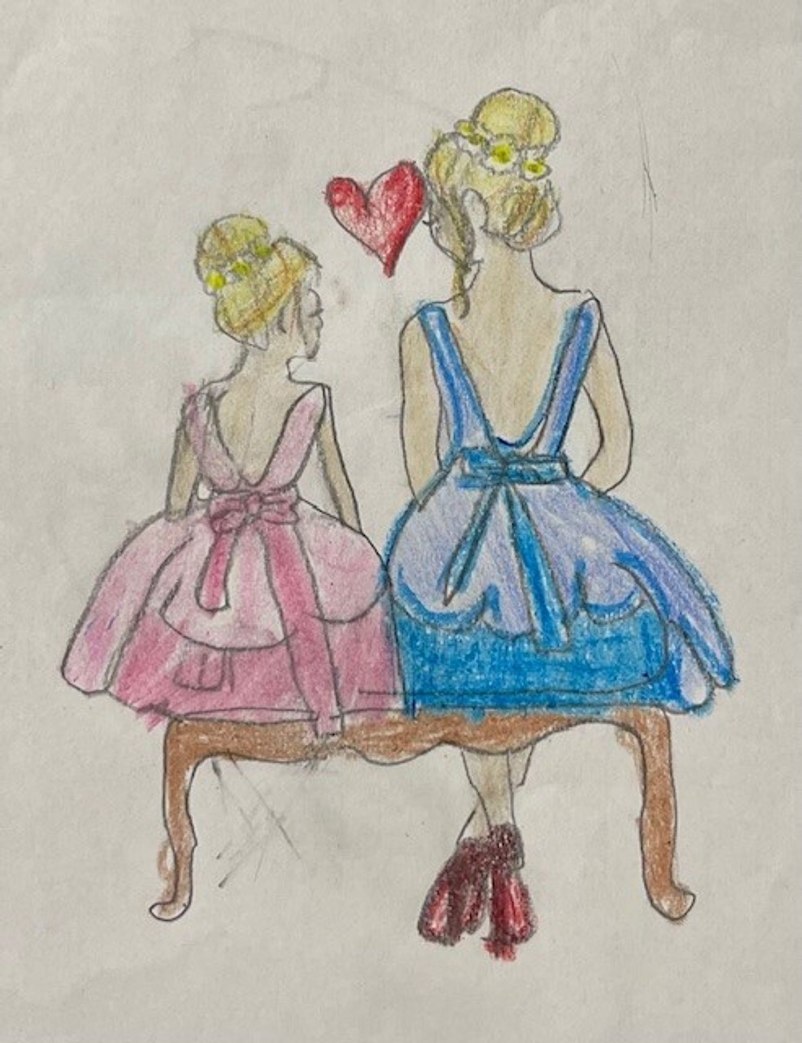 “I have looked up to my mom since the moment I was born. My mom is a big inspiration to me because of everything she has accomplished. She brings me closer to God. I love you, Mom.” – Artwork and writing by Eva Delegan, sixth grade, Cardinal Hickey Academy, Owings