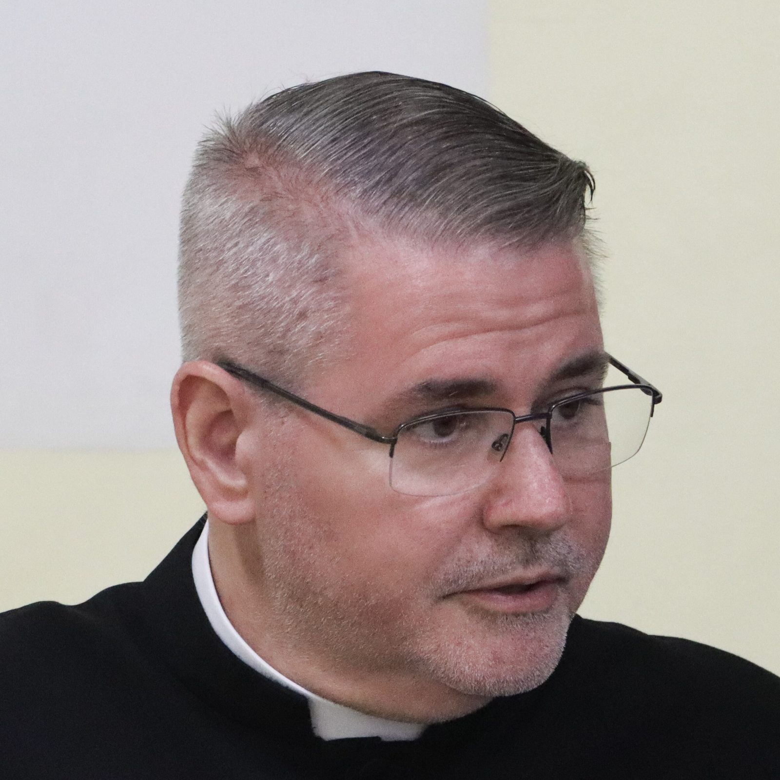 Father Christopher Woodall serves as the parochial administrator for St. Ignatius Parish in Oxon Hill, Maryland, and for its sister parish, St. Luke’s, which is part of the Ordinariate of the Chair of Saint Peter and has Masses at St. Ignatius Church. (Catholic Standard photo by Javier Diaz)