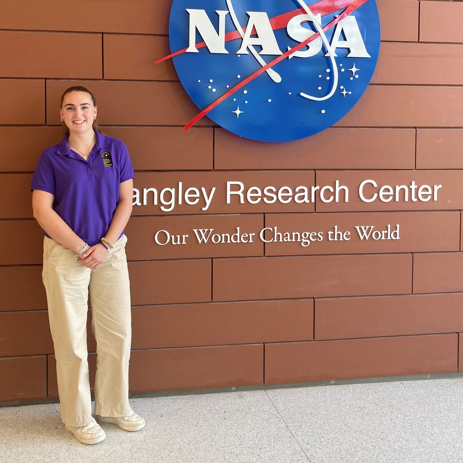 In the summer of 2024, Georgetown Visitation student Hope Dickson also took part in Virginia Aerospace Science and Technology Scholars program sponsored by NASA. (Courtesy photo)