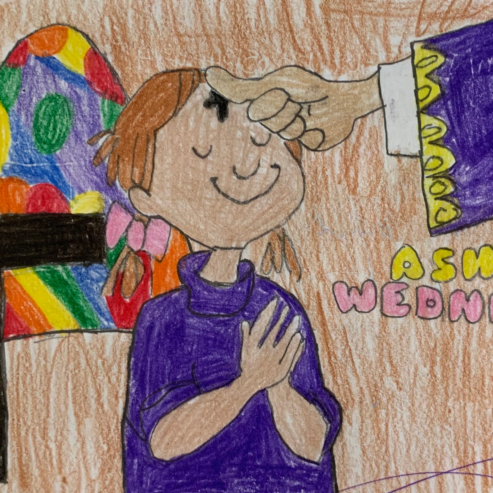 Artwork by Litsy Valenzuela Quinta, seventh grade, Little Flower School, Great Mills