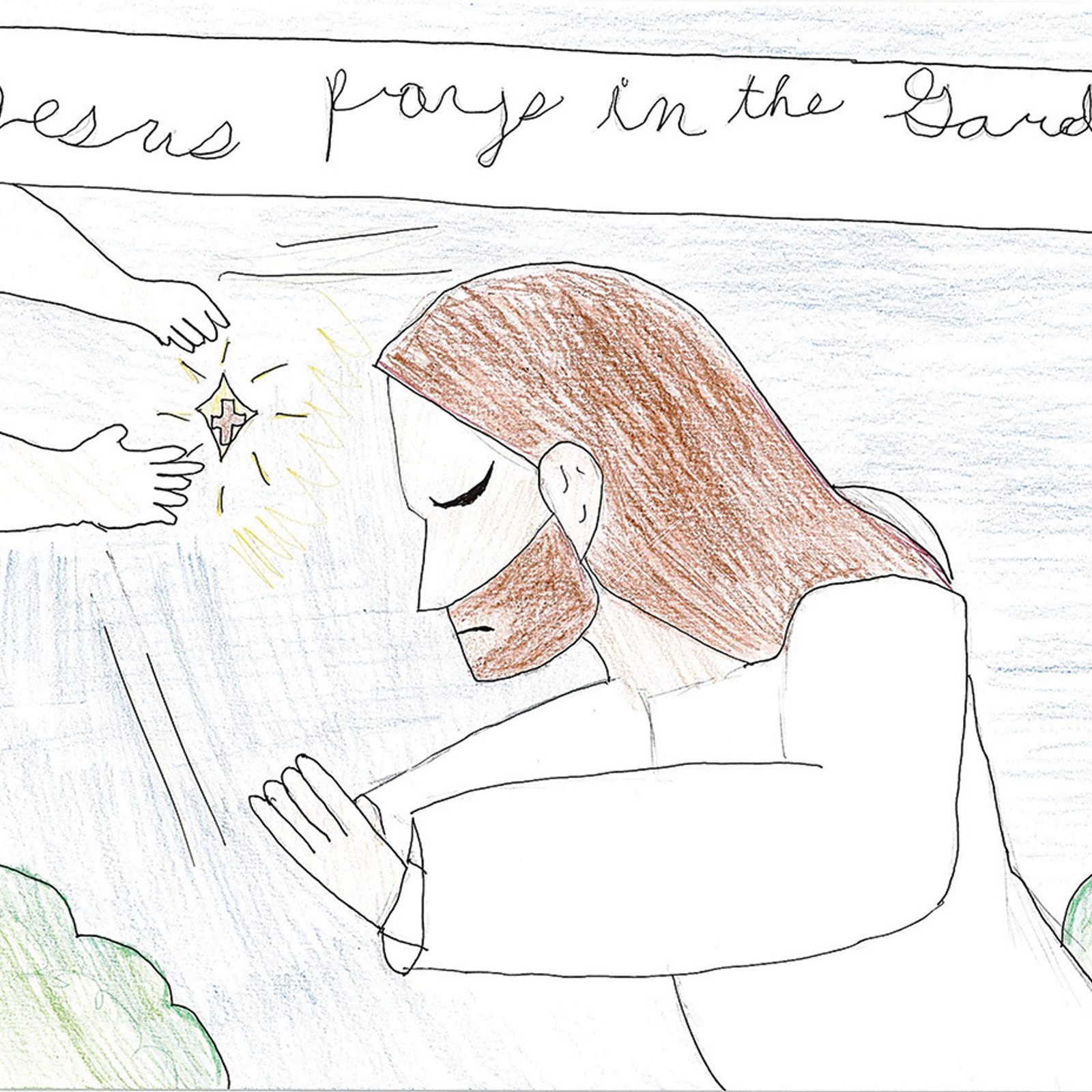 Artwork by Lynne Gonzales, sixth grade, St. Columba School, Oxon Hill