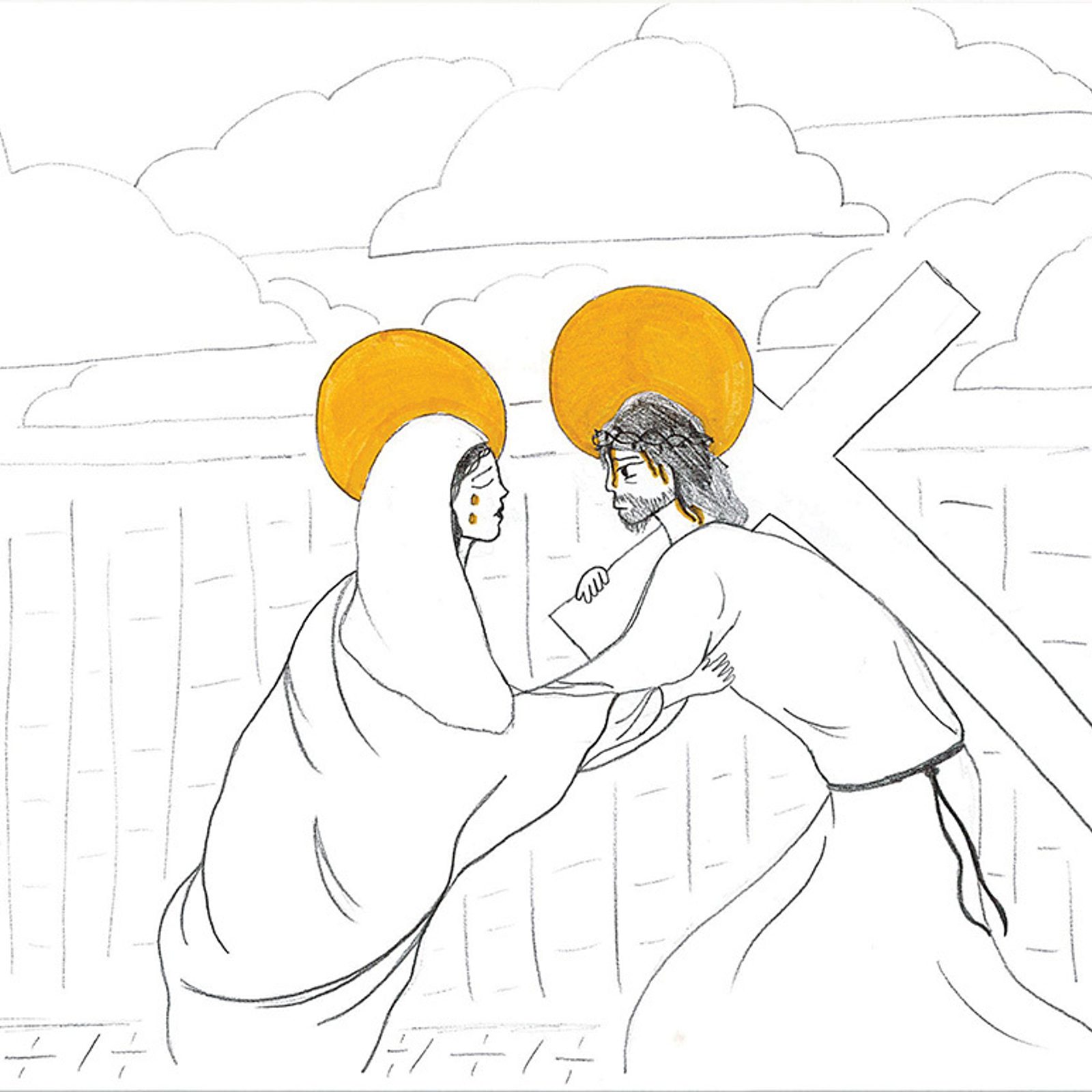 Artwork by Nicaeya Florentino, eighth grade, St. Columba School, Oxon Hill