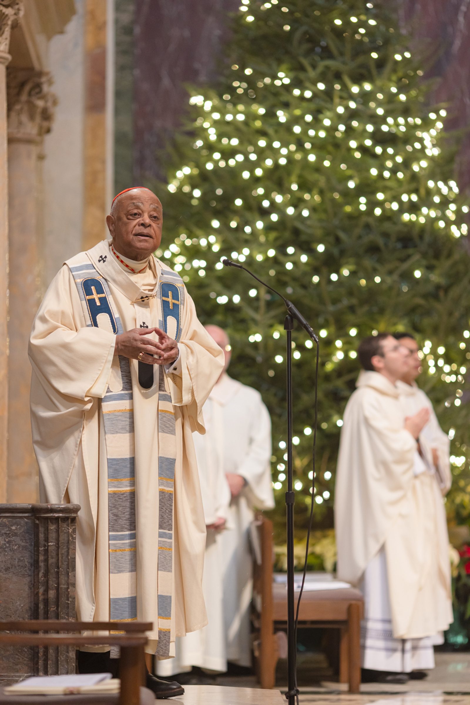 Cardinal Wilton Gregory speaks at the Opening of the Jubilee Year Mass on Jan. 1, 2025 at the Cathedral of St. Matthew the Apostle in Washington, D.C. The Mass also marked the Solemnity of the Blessed Virgin Mary, the Mother of God. (Catholic Standard photo by Rachel Lincoln)
