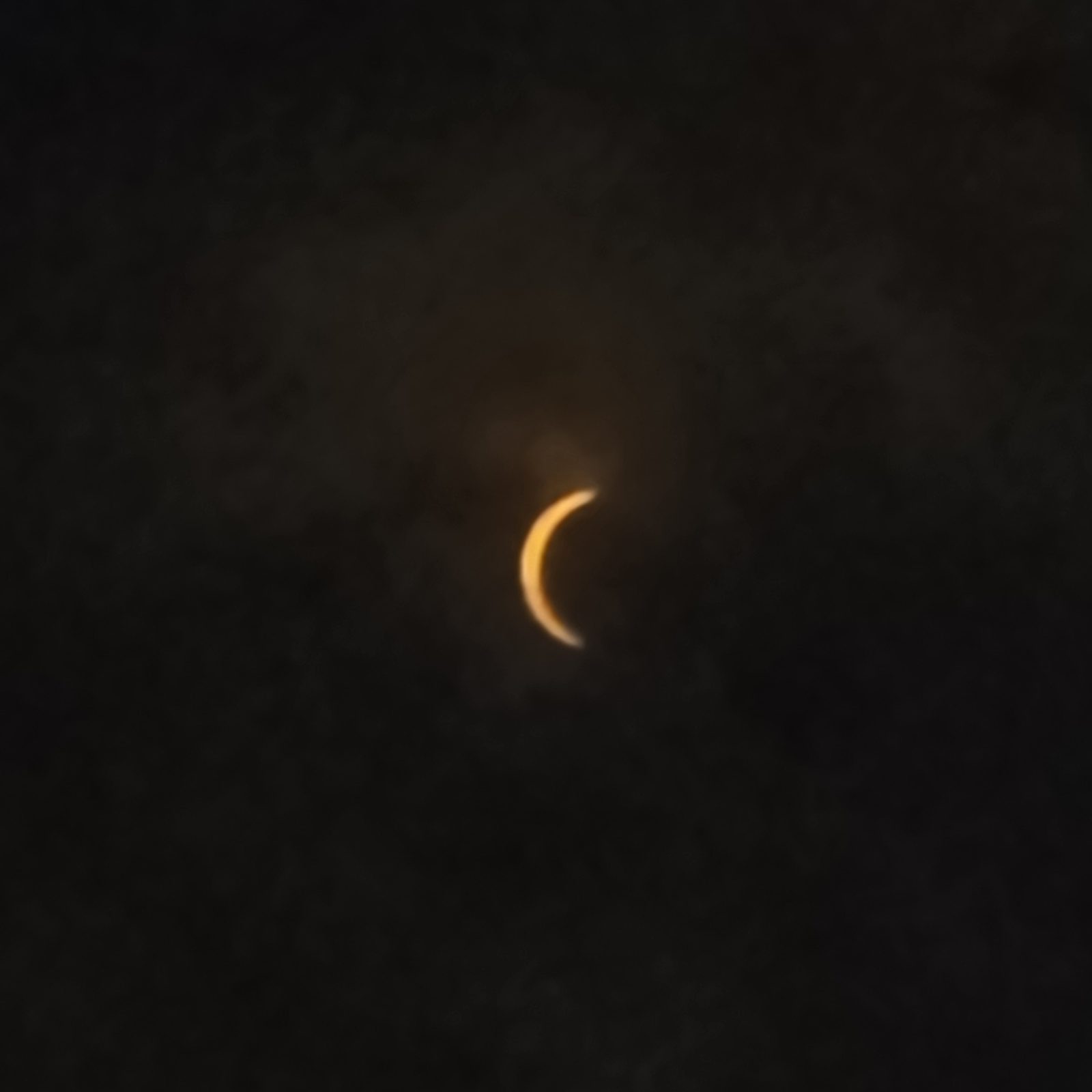 Views of the solar eclipse on April 8, 2024, as seen from outside the Archdiocesan Pastoral Center in Hyattsville, Maryland. (Photos by Stephen Wiley)