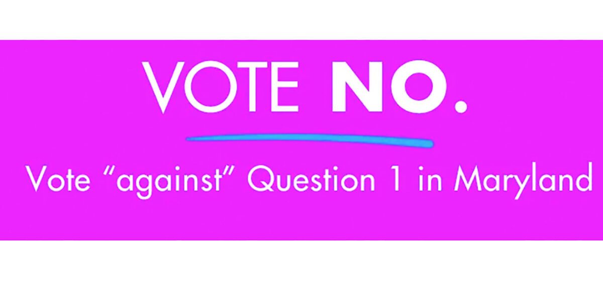 Maryland voters urged to vote against &lsquo;Question 1&rsquo; abortion ballot 