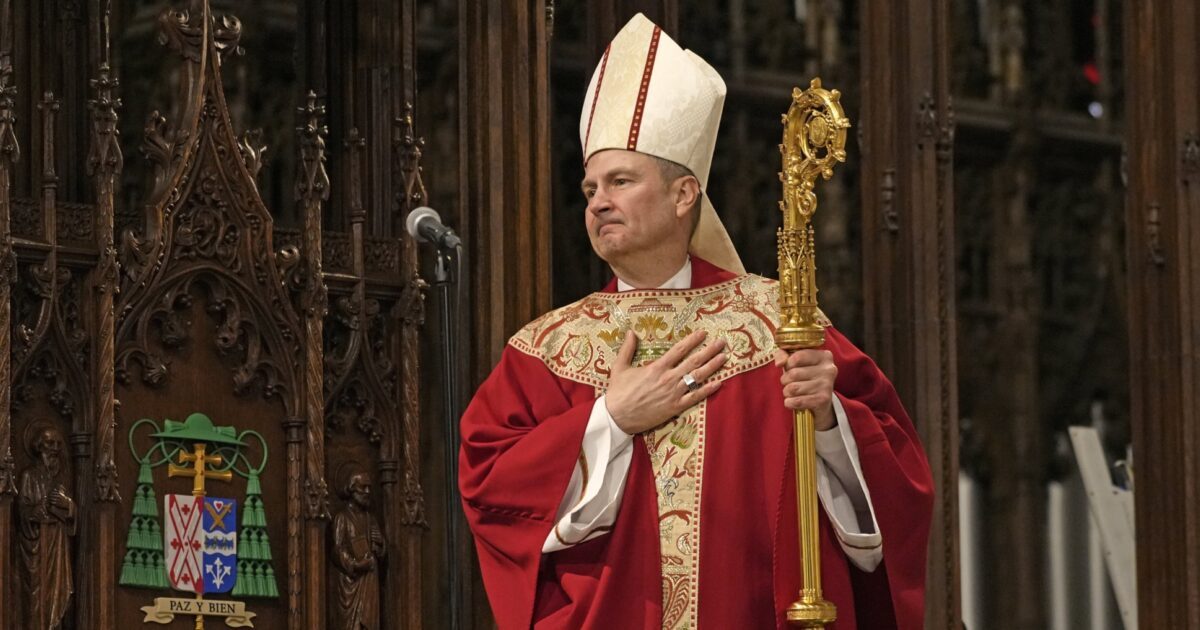 New York Archbishop Hicks at his installation says world will always ‘need a missionary Church,’ and ‘the mission is before us’