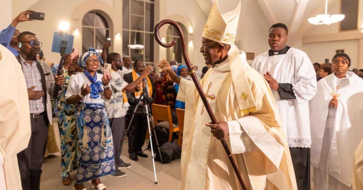 African Catholics honor first African-born bishop serving in the United States for two milestones