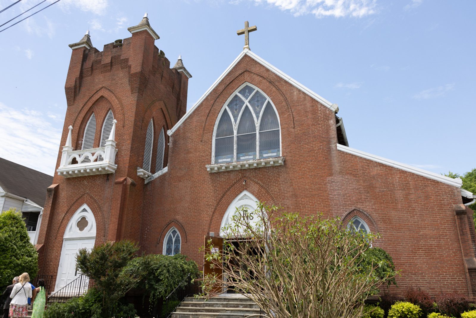 St. Mary of the Assumption Church in Upper Marlboro, which was dedicated in 1899, is located on the town’s main street. (Catholic Standard photo by Andrew Biraj)