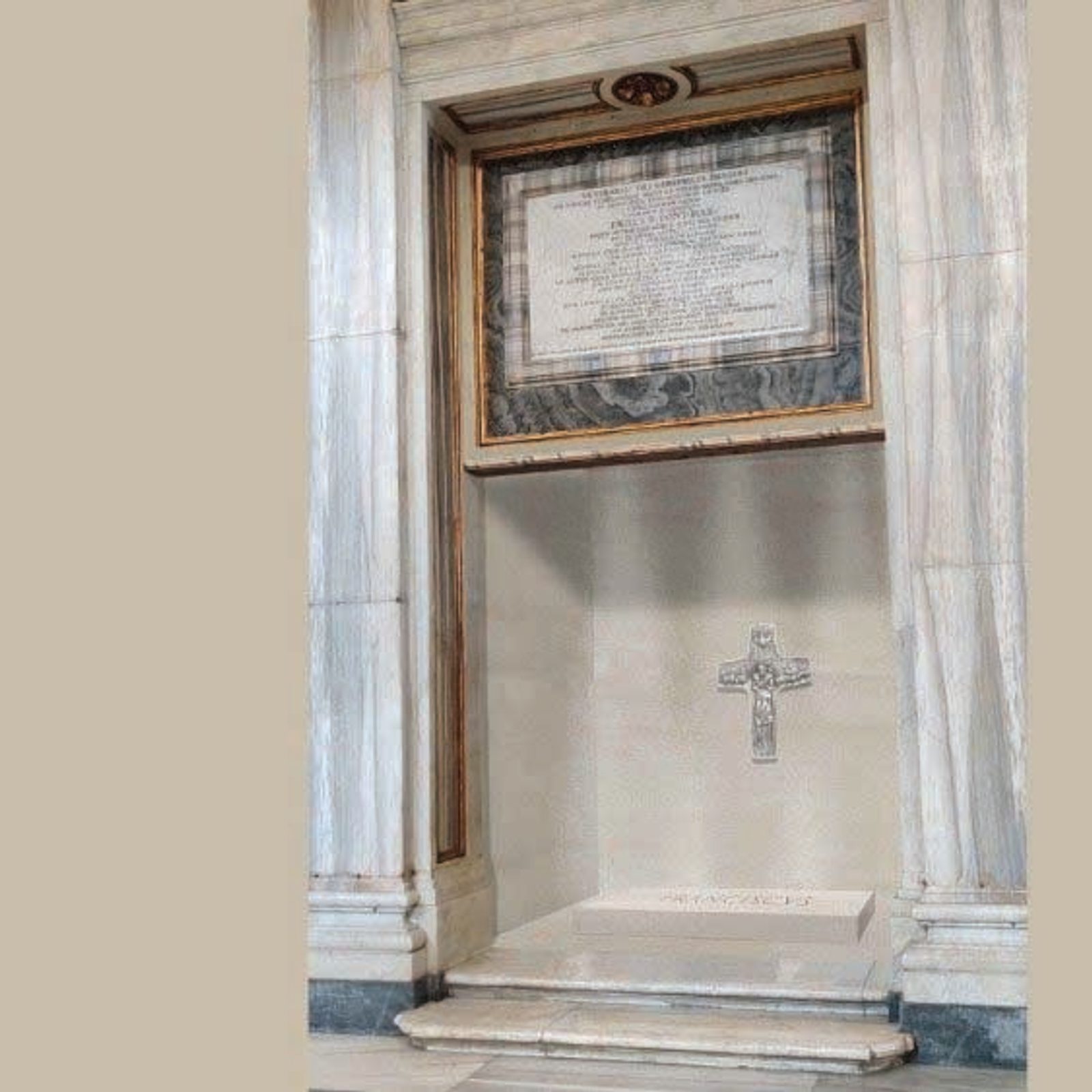 The tomb of Pope Francis. (Photo from Vatican Media)