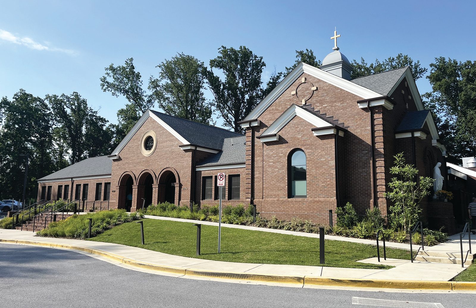 St. John Neumann Catholic Church in Gaithersburg, Maryland (Catholic Standard photo by Mark Zimmermann)