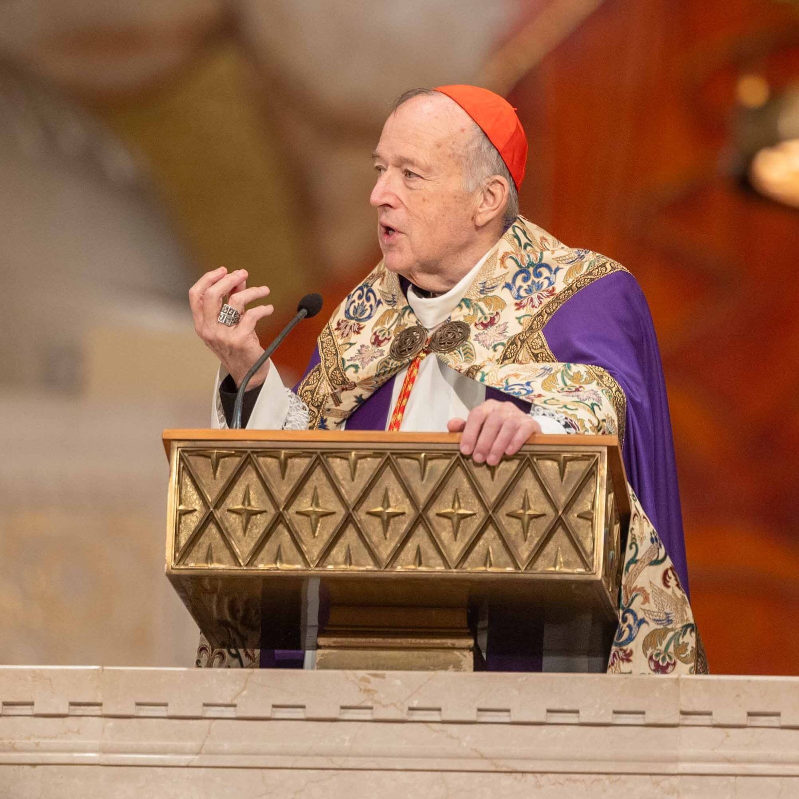 El cardenal McElroy en su homilía en la Basílica Nacional de la Inmaculada Concepción el 22 de febrero de 2026 dijo que RICA es “un día de alegría” y un paso decisivo en el camino hacia los sacramentos pascuales. Foto/Mihoko Owada